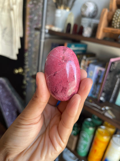 Thulite Palm Stones - Portals and Palms