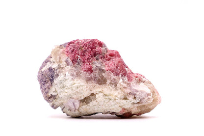 Pink Tourmaline W. Purple Mica Specimen - Portals and Palms